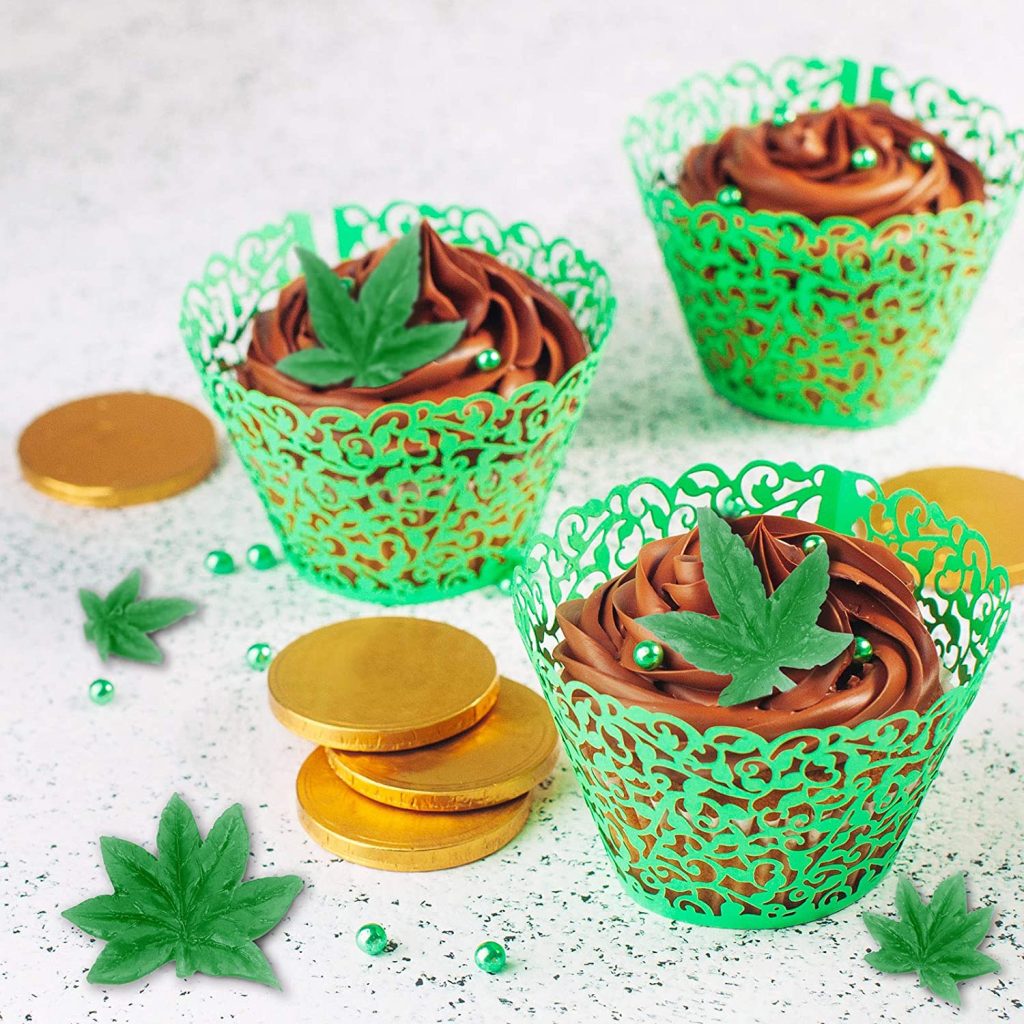 Molde Silicona Hojas De Cannabis Nina Cakes