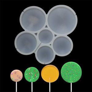 Molde Silicona Circular Plano
