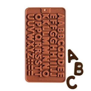 Molde Silicona Bombón Letras/Reposteria/Manualidades