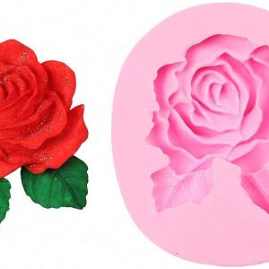 Molde Silicona Rosa Con Tallos