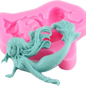 Molde Silicona Sirena