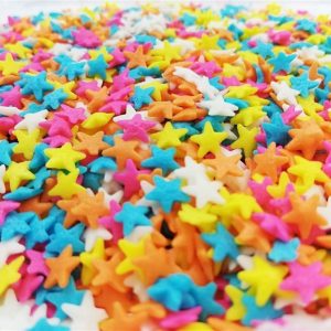 Sprinkles/Estrella Mix De Colores/ Decoraciones Dulces