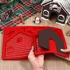 Pack de Moldes de Silicona Casa Jengibre 2 Piezas